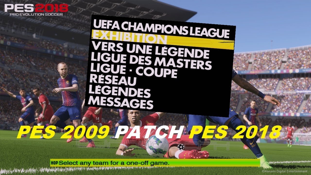 pes 2009 patch update for sims